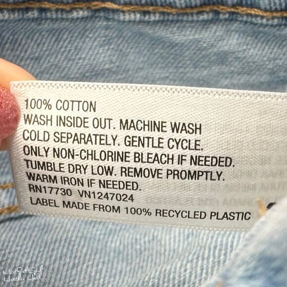 Wild Fable Light Wash Highest Rise Cutoff Denim Shorts Size 6 - Picture 4 of 4